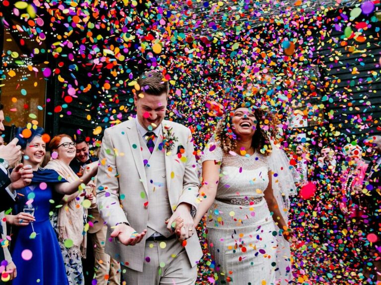 Confetti wedding